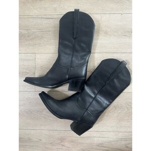 Jeffrey Campbell Black Heeled Boots